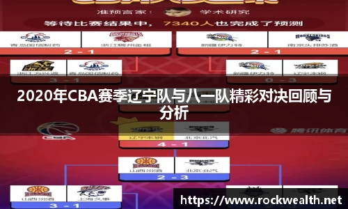 2020年CBA赛季辽宁队与八一队精彩对决回顾与分析